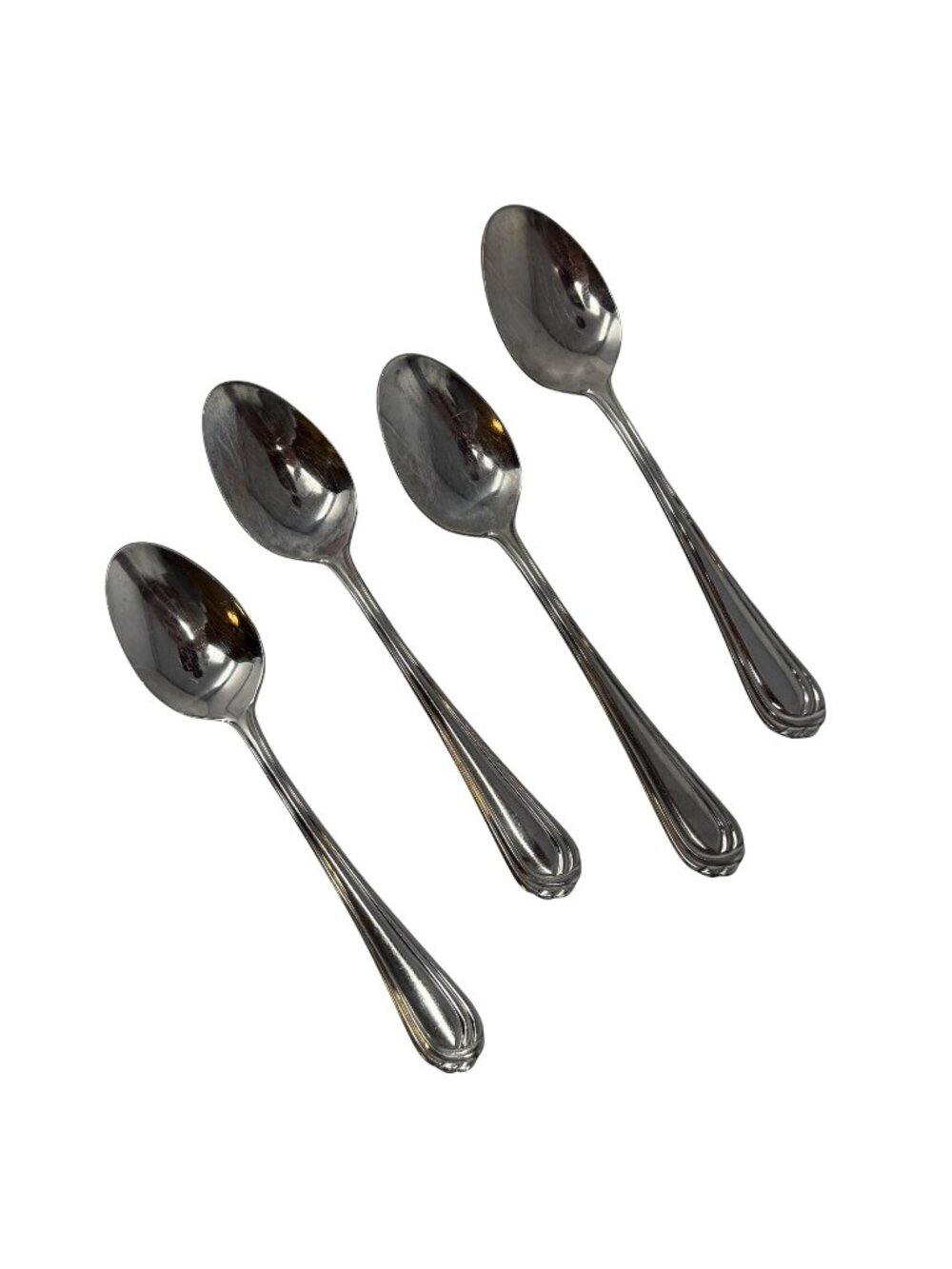 4 VTG Oval Place Spoons OTTAWA Oneida Stainless Steel Flatware, vintage flatware
